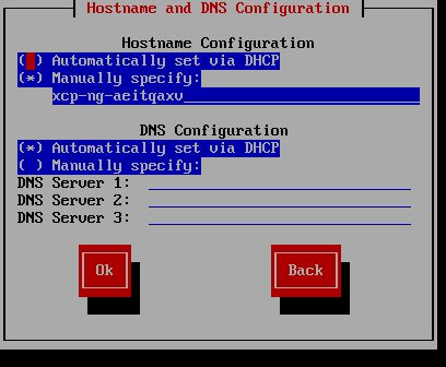 Hostname and DNS configuration
