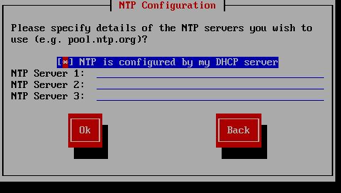 NTP configuration