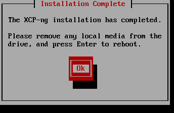 Completing installation