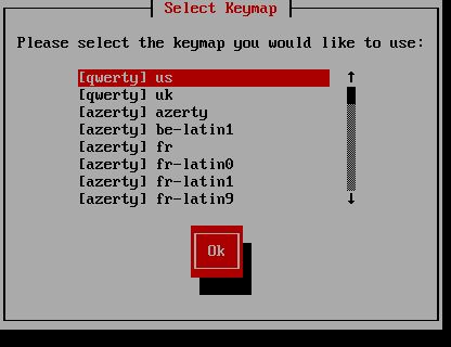 Language selection